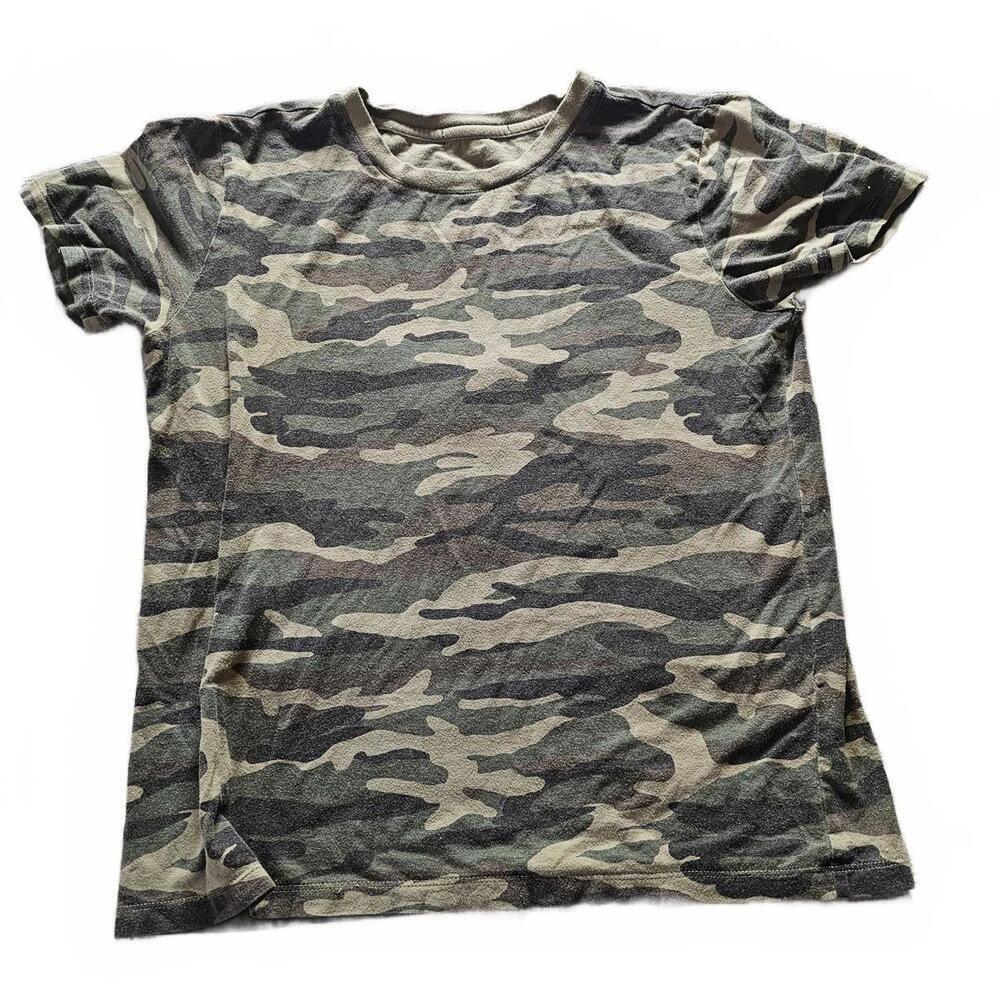 Camo Print Short Sleeve T-Shirt